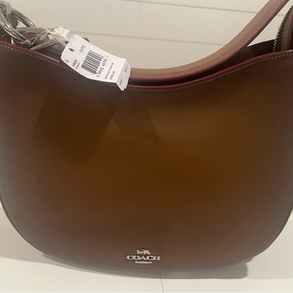 Coach Brown Leather Shoulder Bag